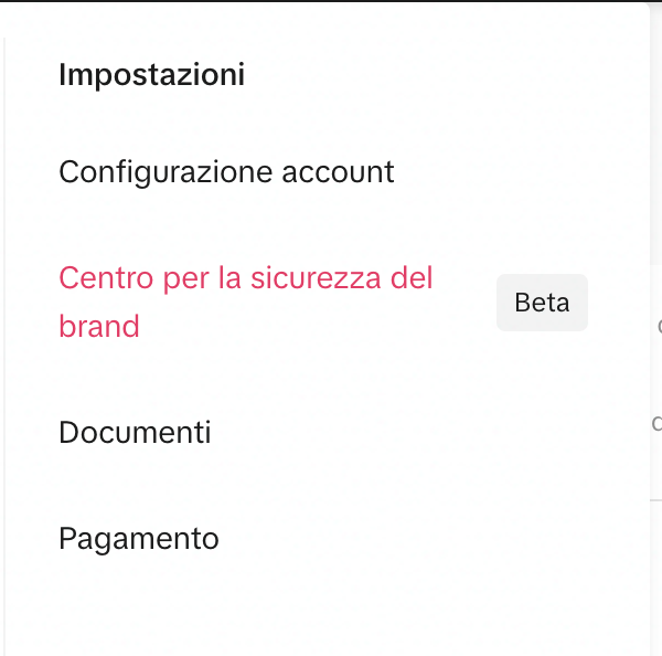 Centro per la sicurezza del brand