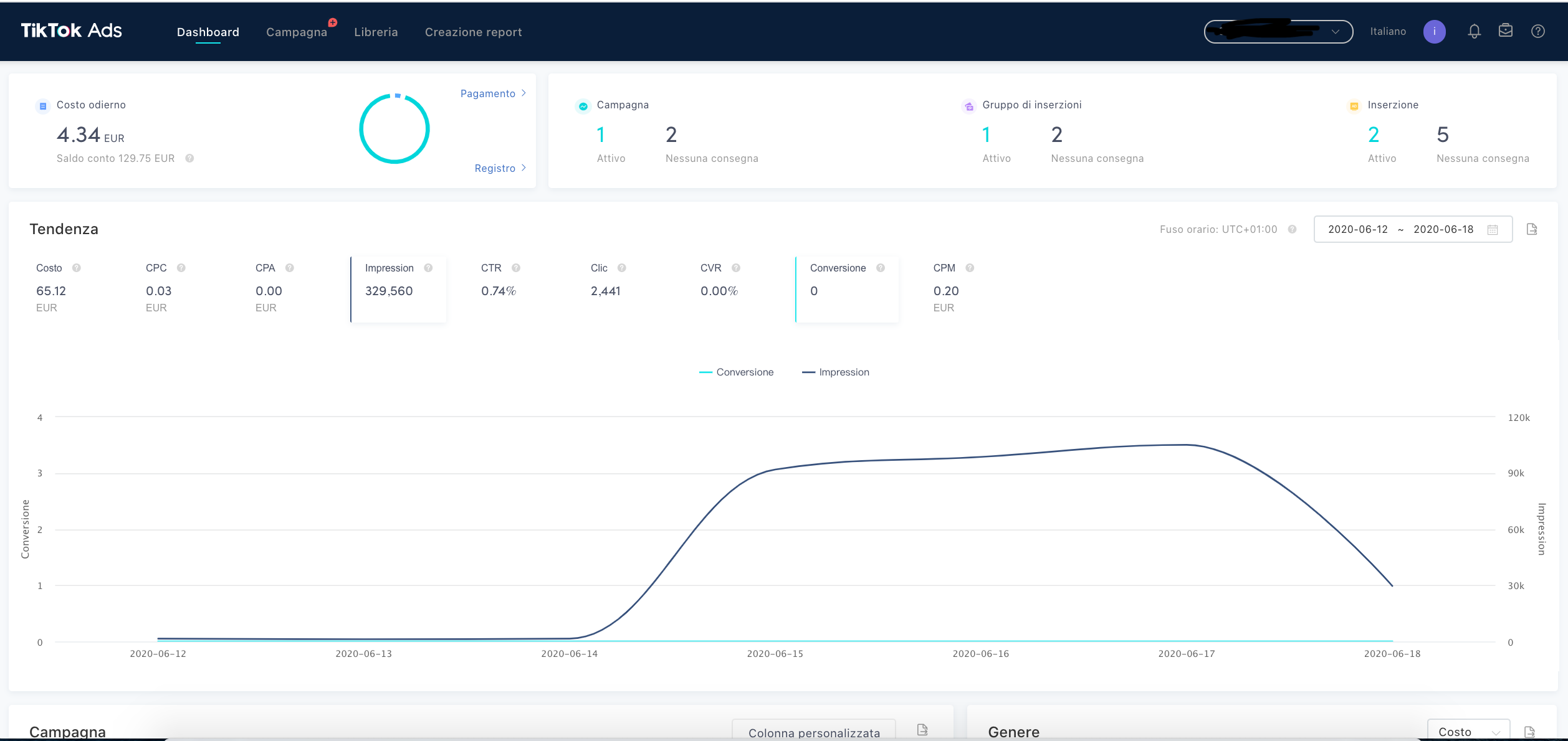 prime campagne tiktok ads