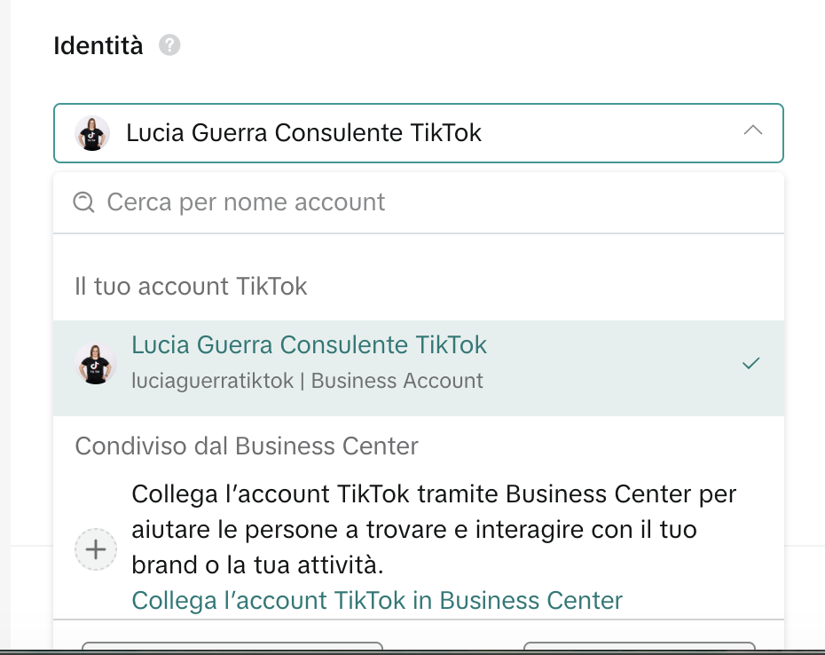 identità tiktok eliminata